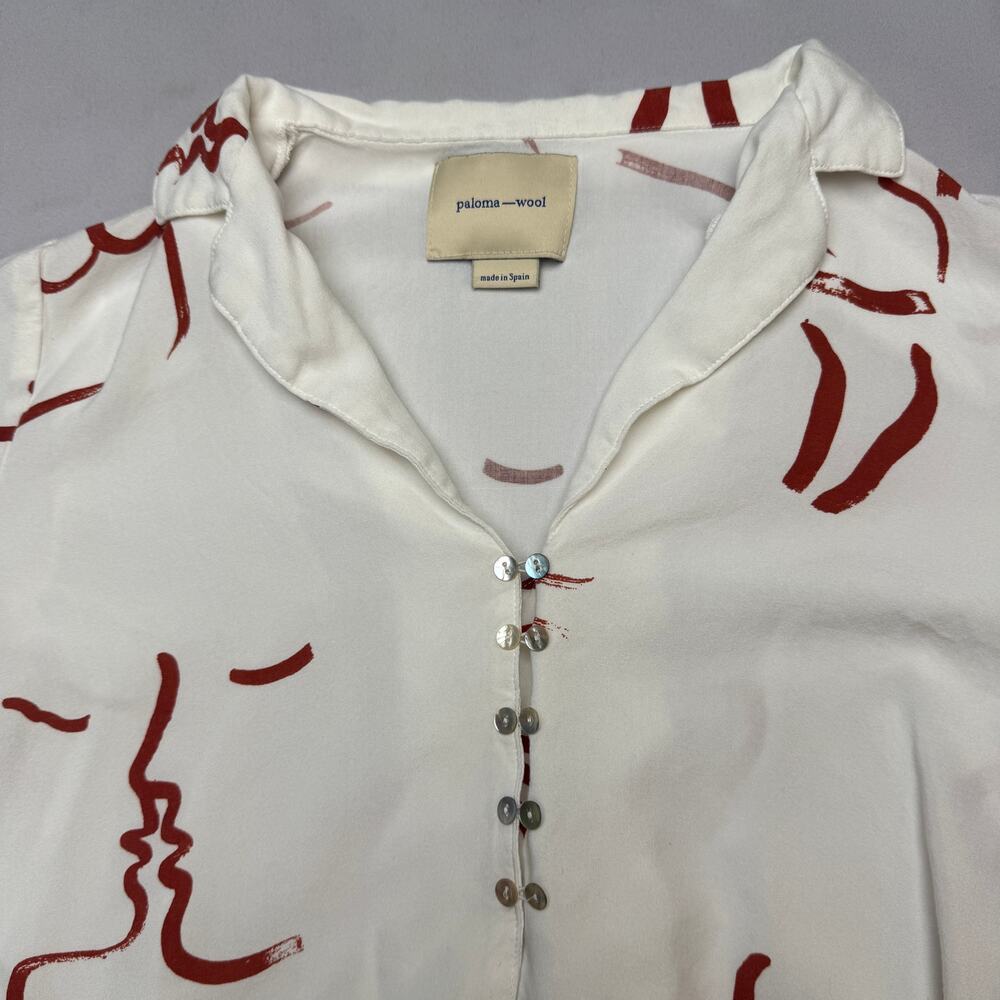 Paloma Wool Catidori Blouse Women's Medium Abrazo Para Siempre Boho Indie Twee - Picture 3 of 12
